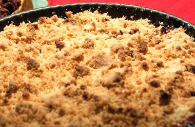 Crumble di albicocche