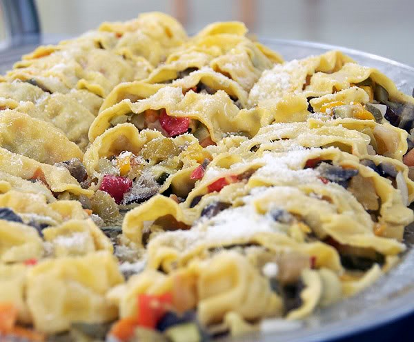 Rotolo di pasta alle verdure